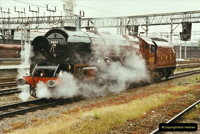 2003-06-14 Northampton-Crewe-Carlisle & Return. The Royal Scott & 6233 Dutchess of Southerland.  (8)128