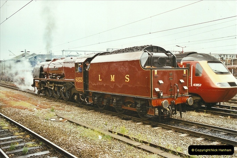 2003-06-14 Northampton-Crewe-Carlisle & Return. The Royal Scott & 6233 Dutchess of Southerland.  (9)129