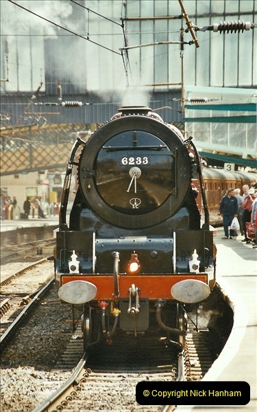 2003-06-14 Northampton-Crewe-Carlisle & Return. The Royal Scott & 6233 Dutchess of Southerland.  (29)149