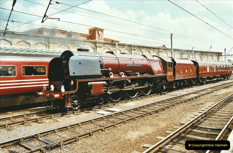 2003-06-14 Northampton-Crewe-Carlisle & Return. The Royal Scott & 6233 Dutchess of Southerland.  (49)169