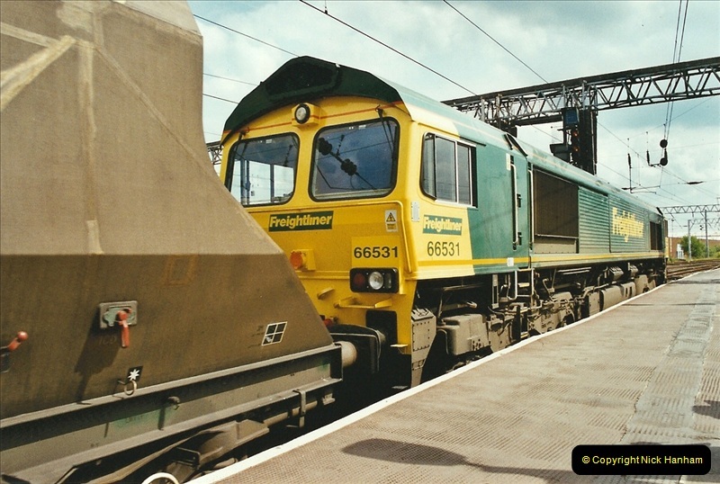 2003-06-14 Northampton-Crewe-Carlisle & Return. The Royal Scott & 6233 Dutchess of Southerland.  (63)183