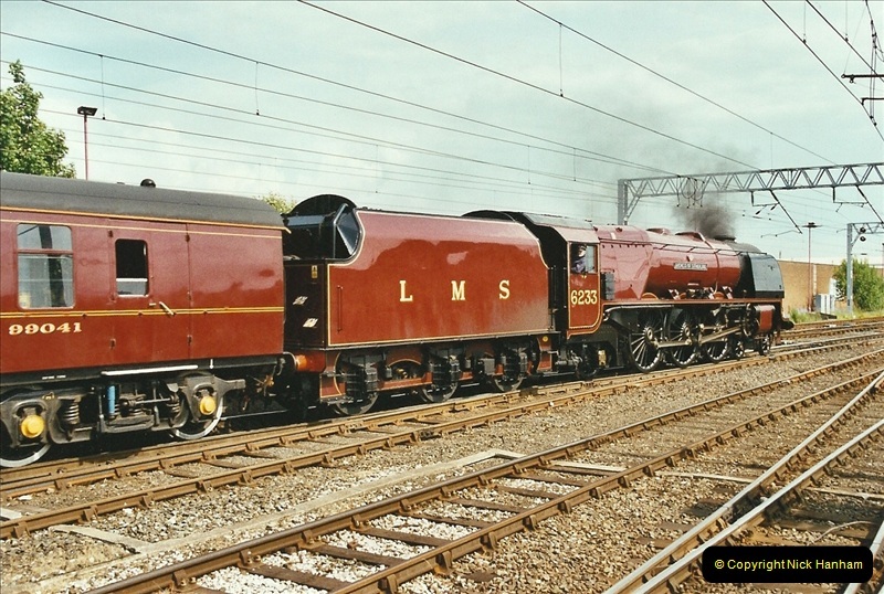 2003-06-14 Northampton-Crewe-Carlisle & Return. The Royal Scptt & 6233 Dutchess of Southerland.  (96)216