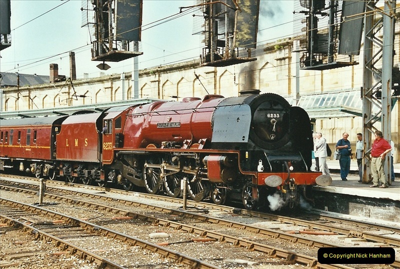 2003-06-14 Northampton-Crewe-Carlisle & Return. The Royal Scptt & 6233 Dutchess of Southerland.  (98)218