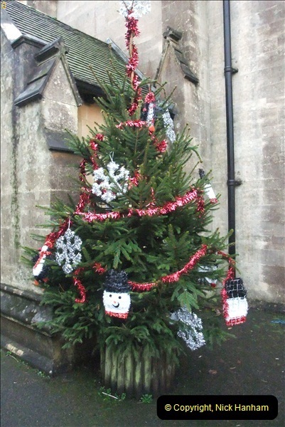 2012-12-21 (3) St.  Aldhelm's Church  Xmas Trees Display,  Branksome, Poole, Dorset.