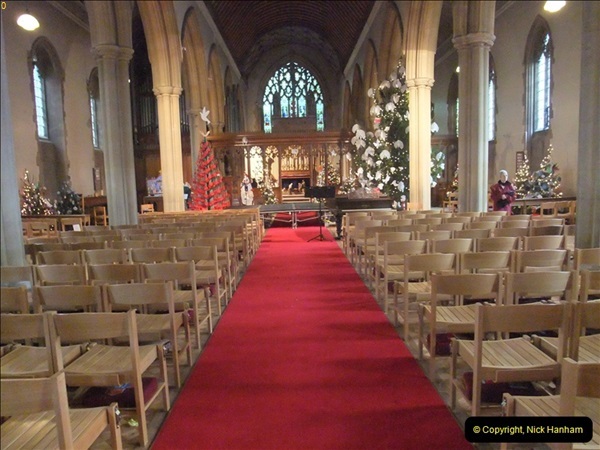2012-12-21 (36) St.  Aldhelm's Church  Xmas Trees Display,  Branksome, Poole, Dorset.