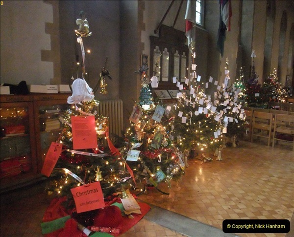 2012-12-21 (40) St.  Aldhelm's Church  Xmas Trees Display,  Branksome, Poole, Dorset.