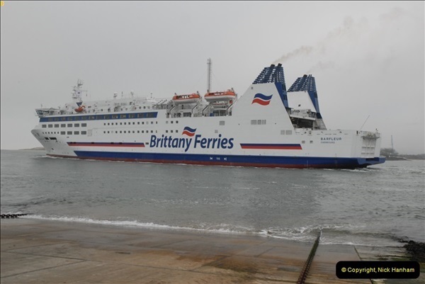 2013-03-20 Brittany Ferries MV Barfleur returns to the Poole Cherbourg service (29)