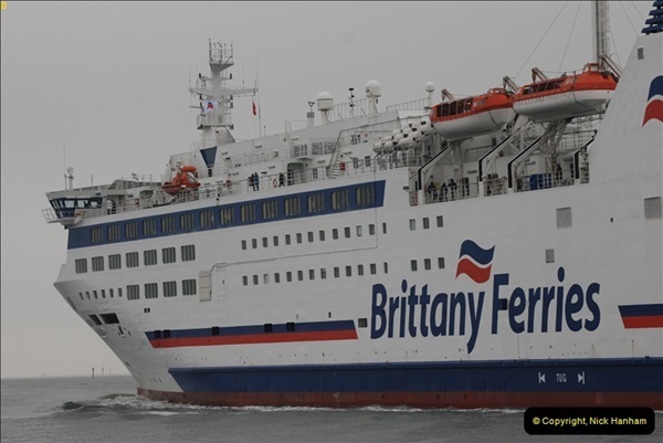 2013-03-20 Brittany Ferries MV Barfleur returns to the Poole Cherbourg service (35)