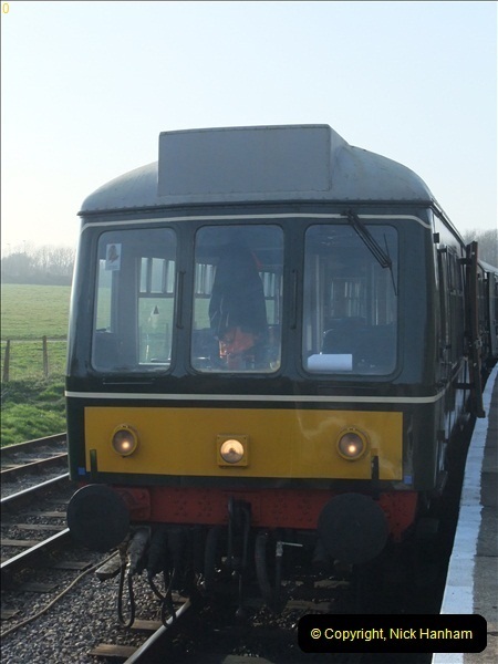 2012-03-24 SR Railway At Work Weekend. Your Host on the DMU.  (43)043
