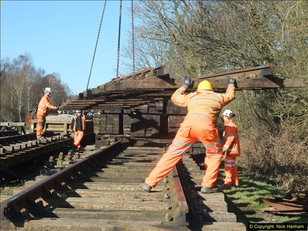 2016-02-15 SR Engineering work on the new section for the Wareham link.  (47)123