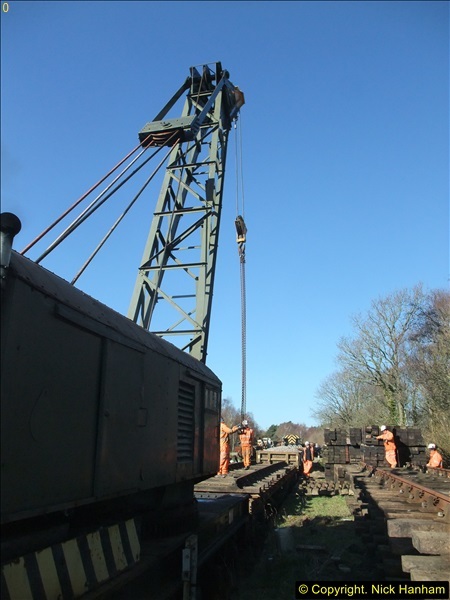 2016-02-15 SR Engineering work on the new section for the Wareham link.  (51)127