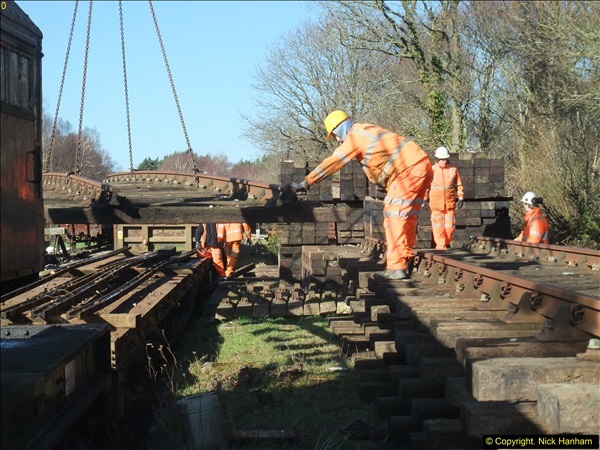 2016-02-15 SR Engineering work on the new section for the Wareham link.  (52)128