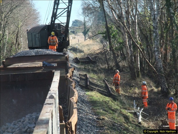 2016-02-15 SR Engineering work on the new section for the Wareham link.  (96)172