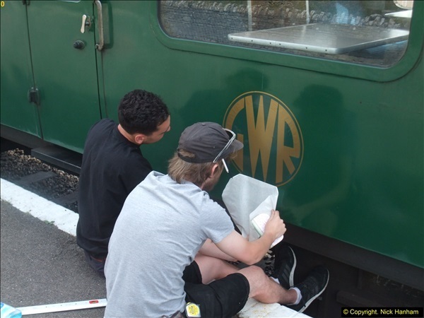 2016-07-21 DMU Turn and Warner Brothers film site set up at Swanage. (40)0321