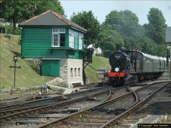 2016-07-21 DMU Turn and Warner Brothers film site set up at Swanage. (51)0332