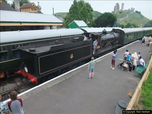 2016-07-21 DMU Turn and Warner Brothers film site set up at Swanage. (90)0371
