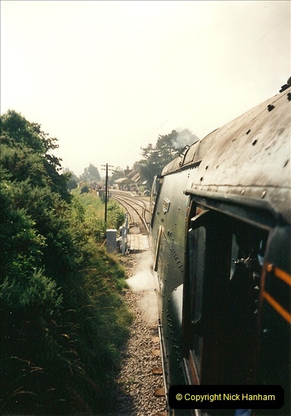 1995-08-12 First trains to Norden. Your Host acting as Inspector in the capacity of CSO.  (6)0235