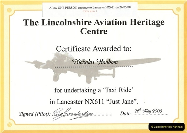 2008-05-26 Lancaster 'Just Jane' Taxi Ride. (0)001