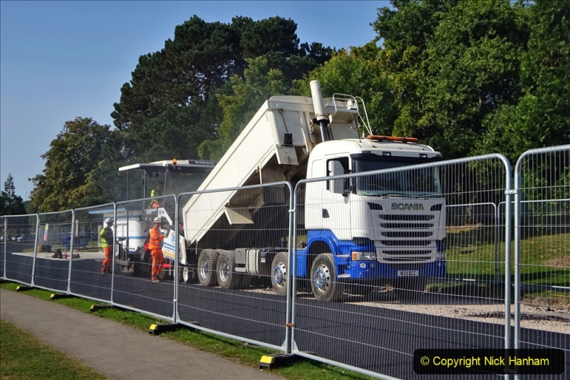 2020-09-17 Poole Park road work, Poole, Dorset. (1) 007