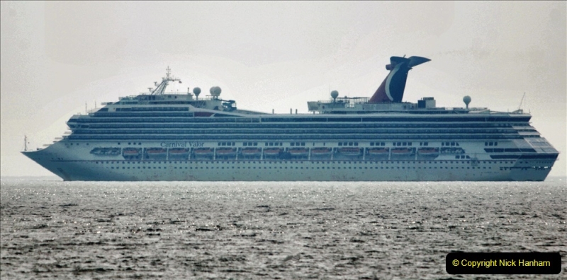 2020-08-10 Cruise ships in Weymouth Bay. (27) Carnival Valor. 159