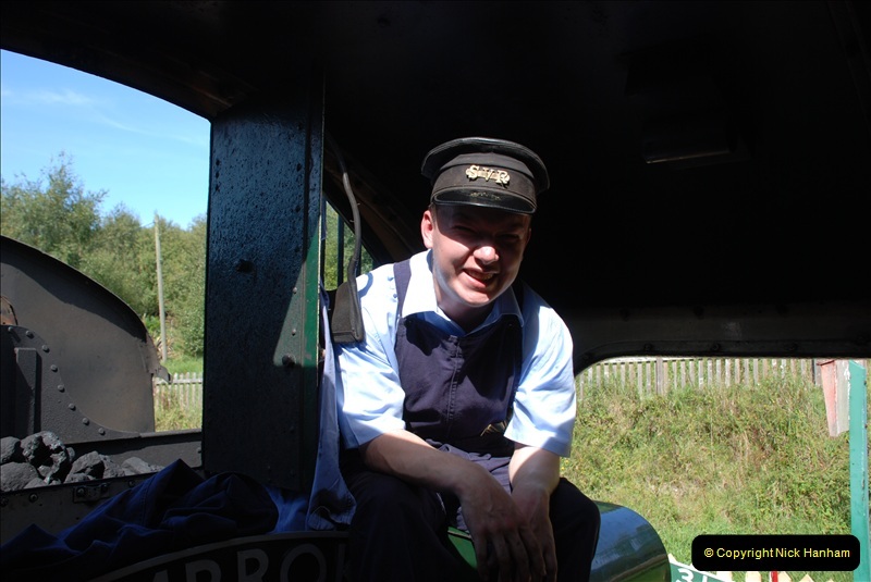 2009-09-11 SR Steam Gala. Your Host driving 6695.  (43)43