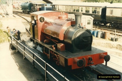02831985-05-06-Cunarder-is-the-first-locomotive-to-use-the-new-turntable-@-Swanage.-Your-Host-firing.-40283