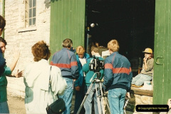 05101987-09-30-Your-Host-driving-a-special-film-unitb-train.-This-was-the-first-passenger-train-to-Quarr-Farm-Crossing.-20510