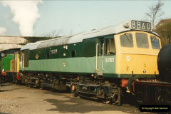 11891993-03-30-SR-developments-locomotives-Norden-and-Corfe-Castle.-11189