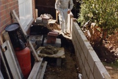 Retrospective-Summer-1985-Your-Host-builds-a-house-extension.-52-Outside-work-round-the-extension.-52