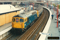 06111988-05-13-Poole-station-refurbishment-and-last-of-the-Push-Pull-workings-100611