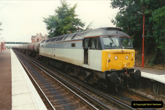 08201989-07-31-Class-47-failure.-Parkstone-Branksome-Poole-Dorset.-20820