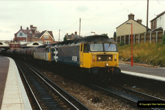 08251989-07-31-Class-47-failure.-Parkstone-Branksome-Poole-Dorset.-70825