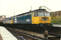08261989-07-31-Class-47-failure.-Parkstone-Branksome-Poole-Dorset.-80826
