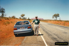 534.1996-February-Australia-Your-Host-and-Late-Mother.-296-Flight-from-Sydney-to-Ayers-Rosk-Uluru.-