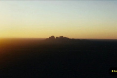 556.1996-February-Australia-Your-Host-and-Late-Mother.-318-Flight-from-Sydney-to-Ayers-Rosk-Uluru.-Champagne-sunset-flight-over-Uluru