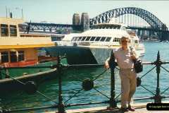 326.1996-February-Australia-Your-Host-and-Late-Mother.-88-The-Opera-House-and-Bridge-area.-