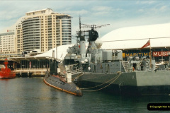 331.1996-February-Australia-Your-Host-and-Late-Mother.-93-The-Opera-House-and-Bridge-area.-