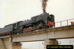 296.Pakistan-and-China-1996-June.-294-Linesiding-outside-Shizuishan.-