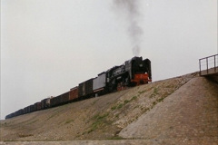 298.Pakistan-and-China-1996-June.-296-Linesiding-outside-Shizuishan.-