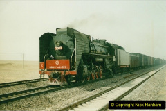 329.Pakistan-and-China-1996-June.-327-Linesiding-outside-Shizuishan.-