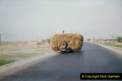 338.Pakistan-and-China-1996-June.-336-Linesiding-outside-Shizuishan.-