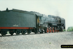 366.Pakistan-and-China-1996-June.-364-Linesiding-outside-Shizuishan.-
