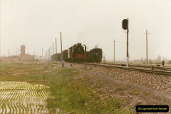 372.Pakistan-and-China-1996-June.-370-Linesiding-outside-Shizuishan.-