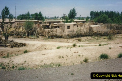 137.Pakistan-and-China-1996-June.-137-Linesiding-on-the-way-to-Baotou-and-local-village.-