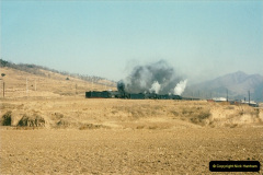 318.1997-November-China.-318-Yebaishou-to-Chifeng-line.-Near-Shinao.-Triple-header-freight.-