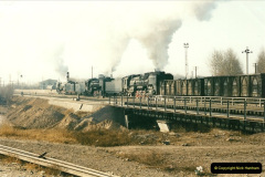 497.1997-November-China.-497-Yebaishou-shed-and-yard.-Triple-header-freight
