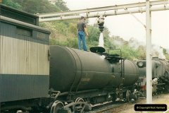 0162.1998-October-Central-South-Africa.-162-Water-stop-with-Garratt-4122-Class-GMAM-at-Groot-Brak-River.-