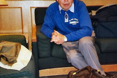 005.1999-China-October.-5-Heathrow.-Our-tour-leader-Mel