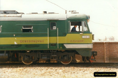 438.1999-China-October.-438-China-Rail-Depot-Tongliao.-Brand-new-DMU.-