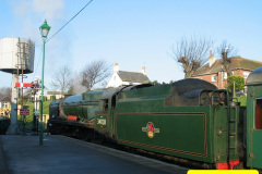 001.2008-02-13-Your-Host-driving-34028-Sunny-at-Swanage-and-very-misty-at-Harmans-Cross.-1-